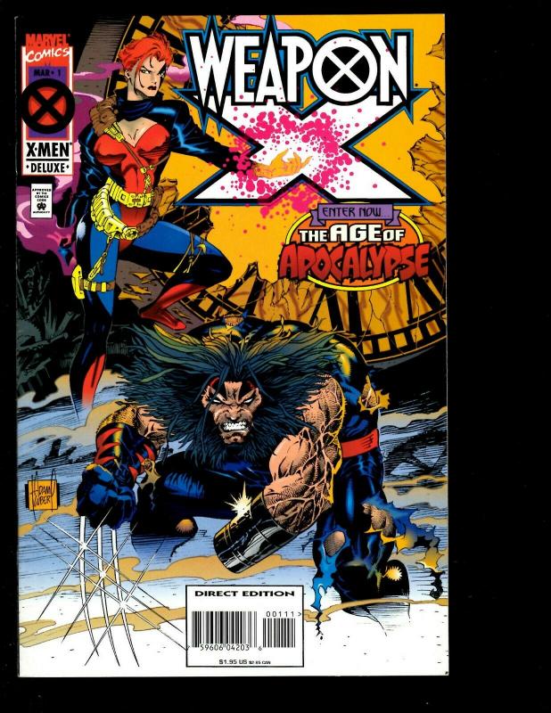 12 Comics Amazing X-Men # 1 2 3 4 Weapon X # 1 2 3 4 Factor X # 1 2 3 4 RP1