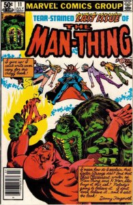 Man-Thing (2nd Series) #11 (Newsstand) VG ; Marvel | low grade comic Chris Clare