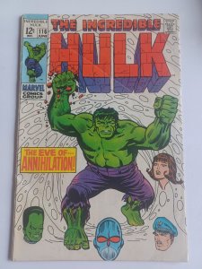 Incredible Hulk #116 - The Leader - 1969 - VG