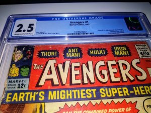 Avengers 1 CGC 2.5