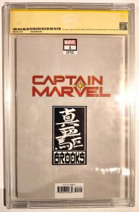 Captain Marvel #1 (CBCS 9.8, 2019) Mark Brooks Signed