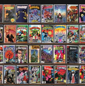 Huge Lot 150+ Comics with The Shadow, Guy Gardner, Marvel Universe & More!