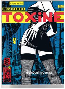 TOXINE #1, NM, Magazine, Roger Licot, Femme Fatale, 1991, hard to find 