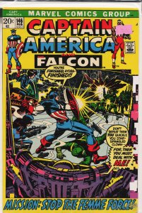 Captain America #146 (1972) Captain America and the Falcon