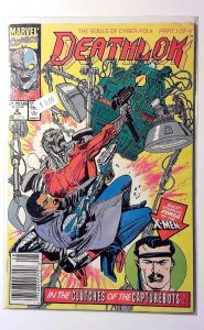 Deathlok #2 (1991) Marvel Comics Newsstand 1st Print Comic Book