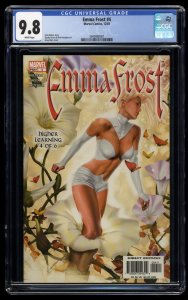 Emma Frost (2003) #4 CGC NM/M 9.8 White Pages Greg Horn Cover!