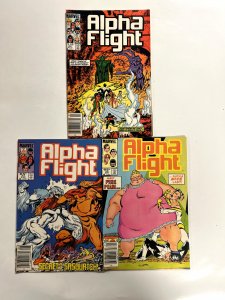 3 Alpha Flight Marvel Comics #22 23 24 Hulk Avengers Hulk Iron-Man Thor 89 JS3