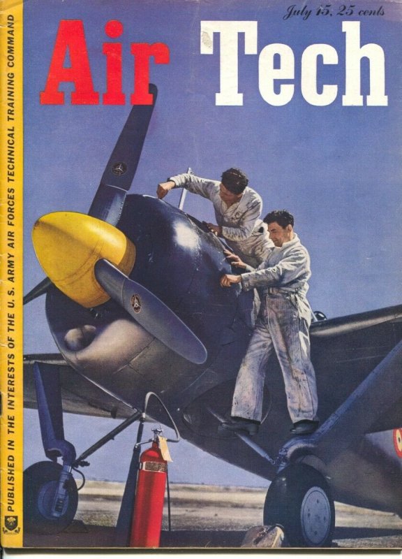 Air Tech 7/15/1943-aviation photos-air war stories-WWII era-FN