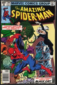 The Amazing Spider-Man #204 Newsstand Edition (1980) Spider-Man