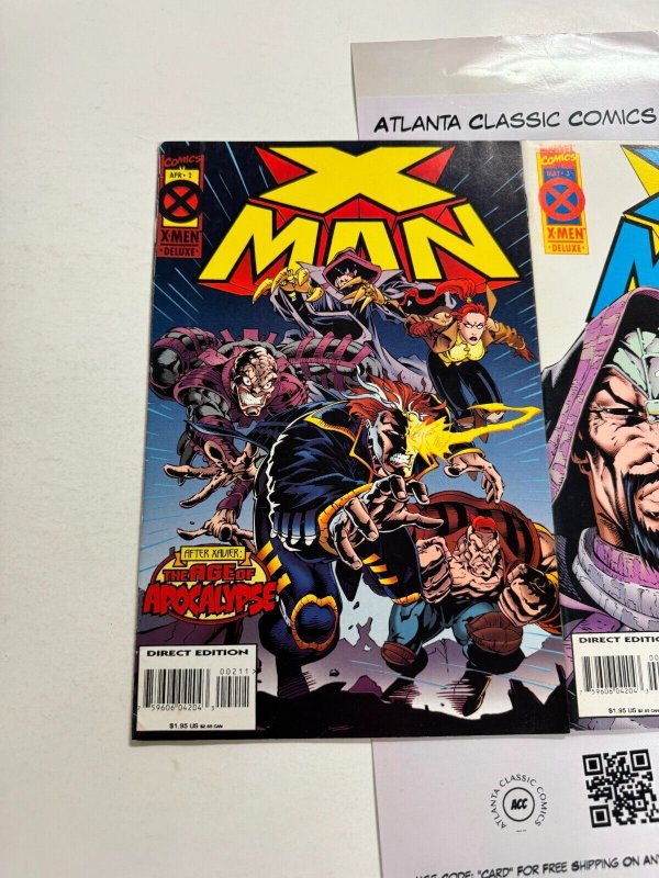 2 X-Man Marvel Comic Books # 2 3 Thor Hulk Age of Apocalypse X-Men 42 CT8