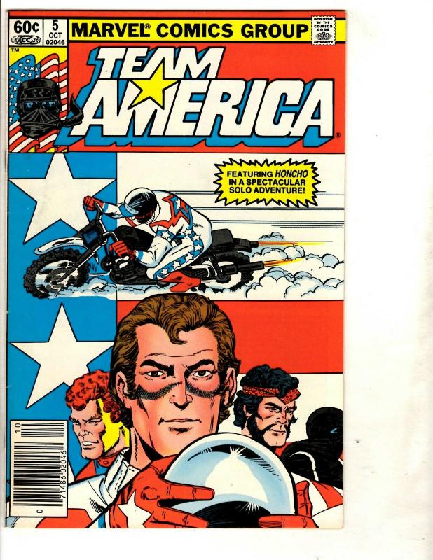 10 Team America Marvel Comics # 4 5 6 7(2) 8 9 10 11(2) WS5