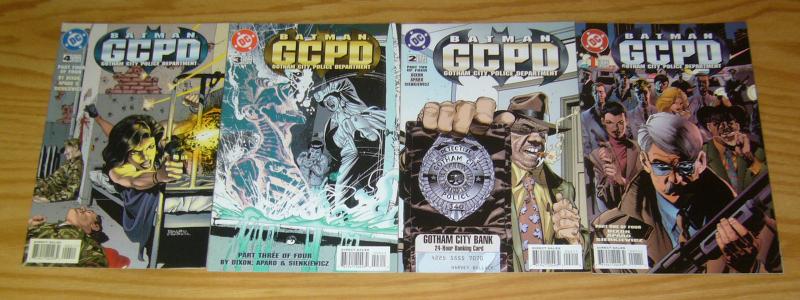 Batman: G.C.P.D. #1-4 VF/NM complete series CHUCK DIXON jim aparo gcpd 1996 DC