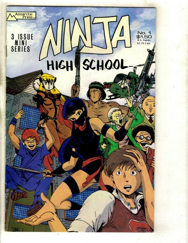 10 Ninja High School Comics 1 2 3 3.5 4 5 6 Ninja High School Mini + Feeple JF8