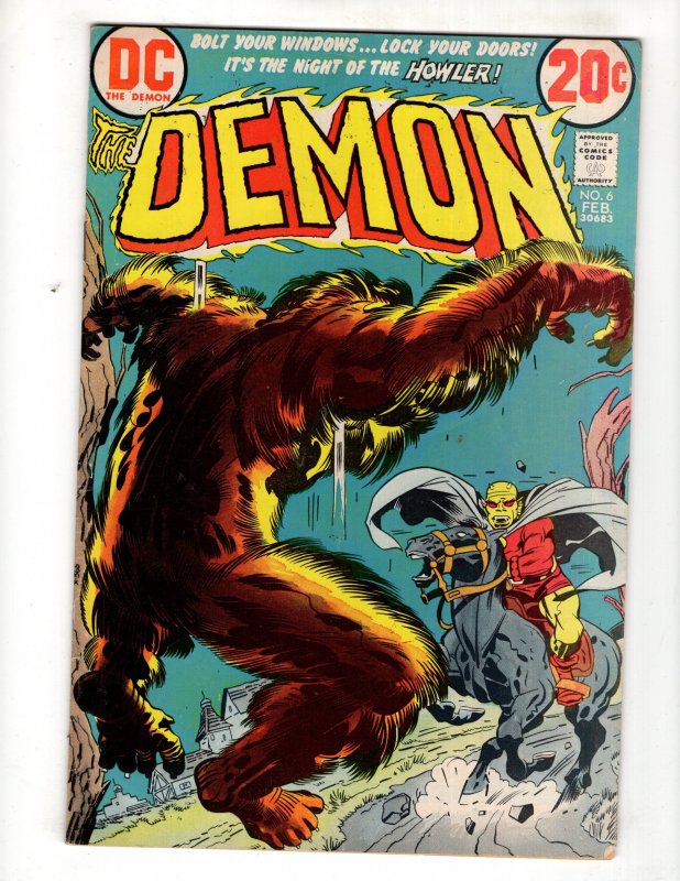 The Demon #6 (1973) Jack Kirby HORROR/SORCERY !!! / ID#182-A