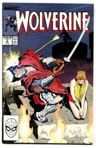 Wolverine #3-VF/NM-Marvel Comic Book-1989