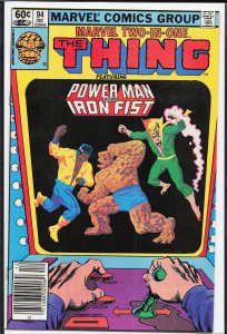Marvel Two-in-One #94 (1982) Power Man