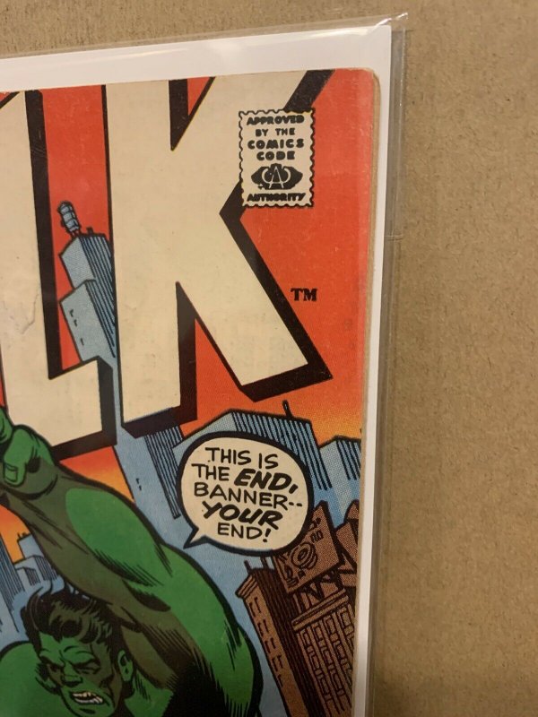 1970 THE INCREDIBLE HULK Comic #130 Silver Age, Marvel (C346)