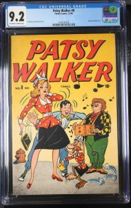 Patsy Walker #8 CGC 9.2 1946 - High Grade Golden Age Patsy Walker