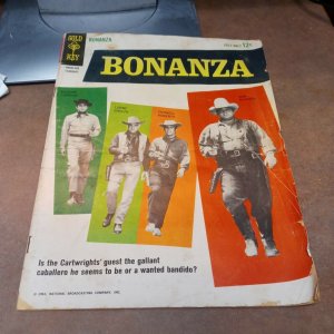 Bonanza #6 Gold Key Comics 1964 TV Western Lorne Greene Dan Blocker Landon
