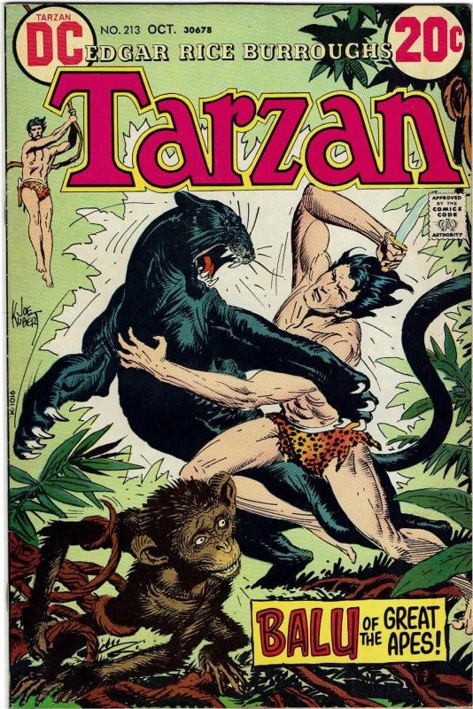 Tarzan #213 DC Comics Joe Kubert VF-