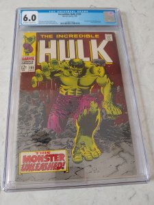 INCREDIBLE HULK #105 CGC 6.0