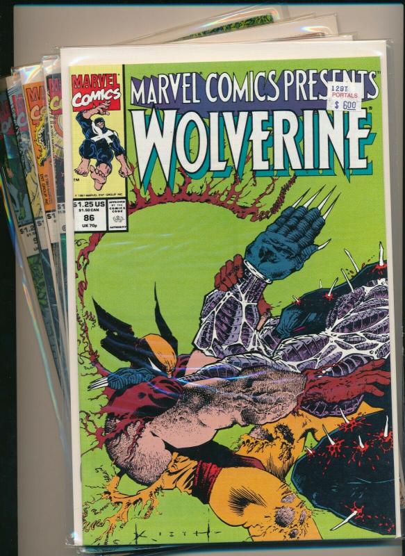 Marvel Comics Lot of 5- WOLVERINE/FLIP GHOST RIDER/CABLE #86-90 F/VF (PF623) 