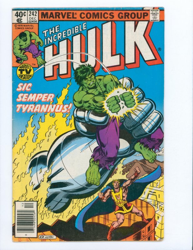 The Incredible Hulk #242 Newsstand Edition (1979)