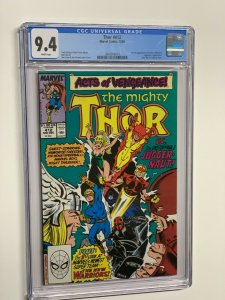 Thor 412 CGC 9.4 WP 1989 Marvel