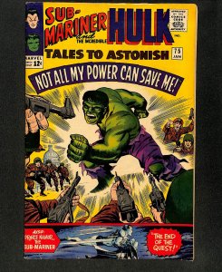 Tales To Astonish #75 Sub-Mariner Incredible Hulk Jack Kirby!