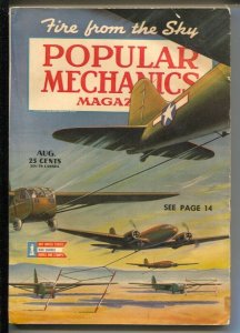 Popular Mechanics 8/1944-D-Day issue-historic-WWII photos and info-VG