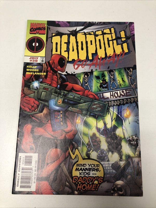 Deadpool (1999) # 30 Variant • Stan Lee • Marvel Comics • Signed Joe Kelly