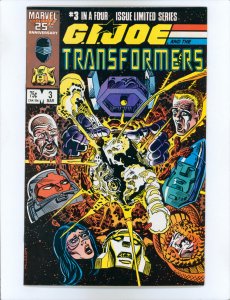 G.I. Joe and the Transformers #3 Direct Edition (1987)
