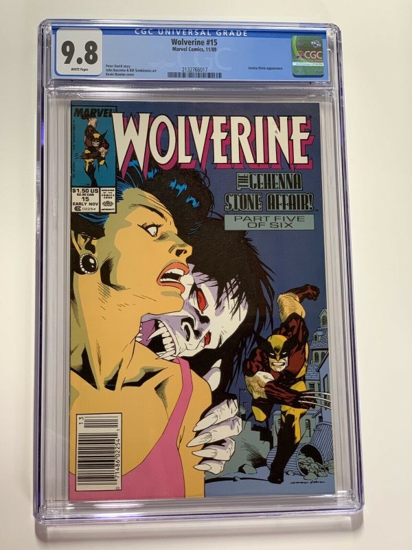 Wolverine 15 Cgc 9.8 Newsstand Edition Marvel X-men