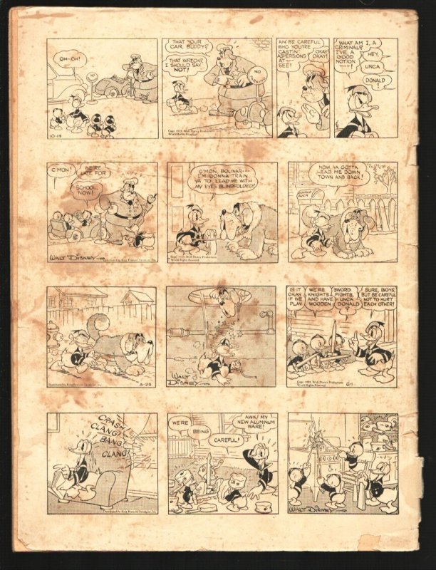 Sky-High Comics no# 1930's-Parachute cover, Mickey Mouse, Alley Oop, Goofy & ...