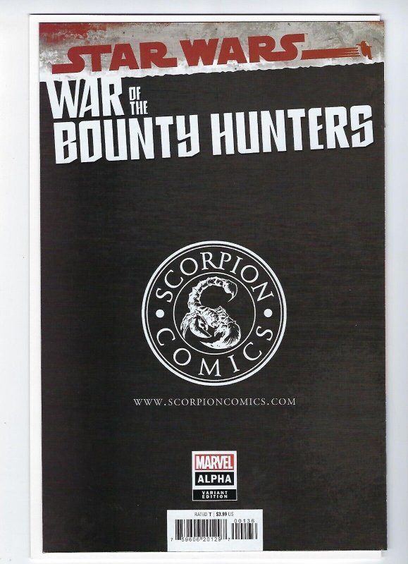 War Of The Bounty Hunters Alpha Sara Pichelli Exclusive Variant Ltd 1000 {NM-}