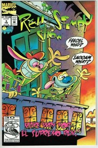 Ren and Stimpy #3 (1992) - 9.2 NM- *Dictator Cover/Written by Dan Slott*