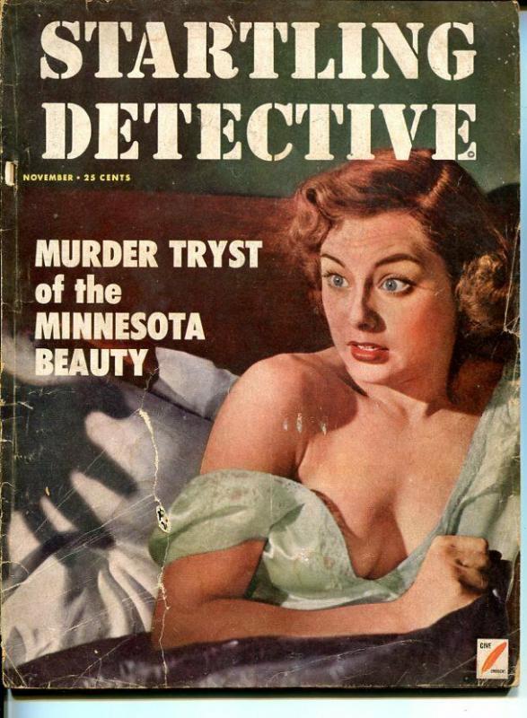 Startling Detective November 1952-True Crime-Lust Slaying of Blonde Frieda