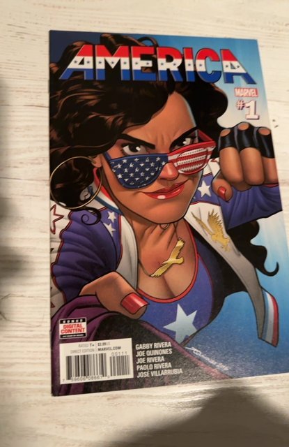 America #1 (2017)first issue and origin