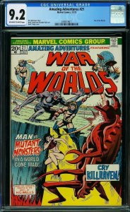 Amazing Adventures #21 (1973) CGC 9.2 NM-