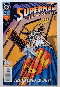 Superman: The Man of Steel #44 (May 1995, DC) VF 