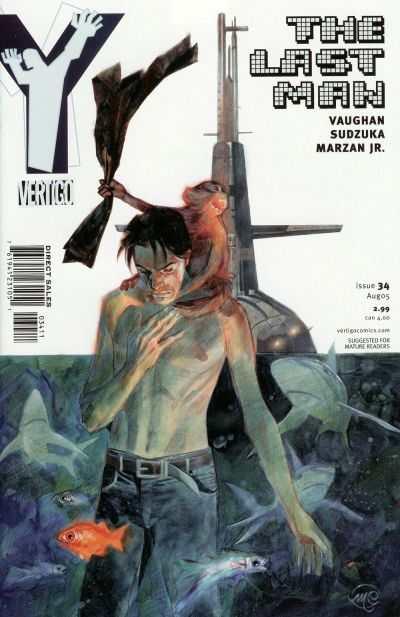 Y: The Last Man #34, VF (Stock photo)