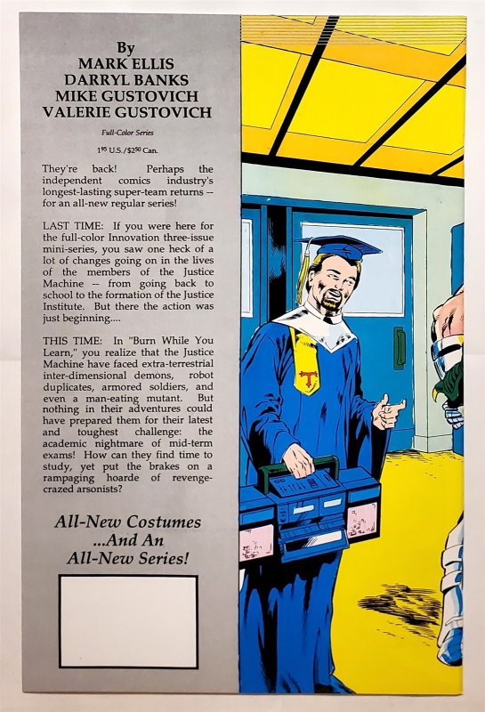 Justice Machine, The #1 (April 1990, Innovation) 9.0 VF/NM