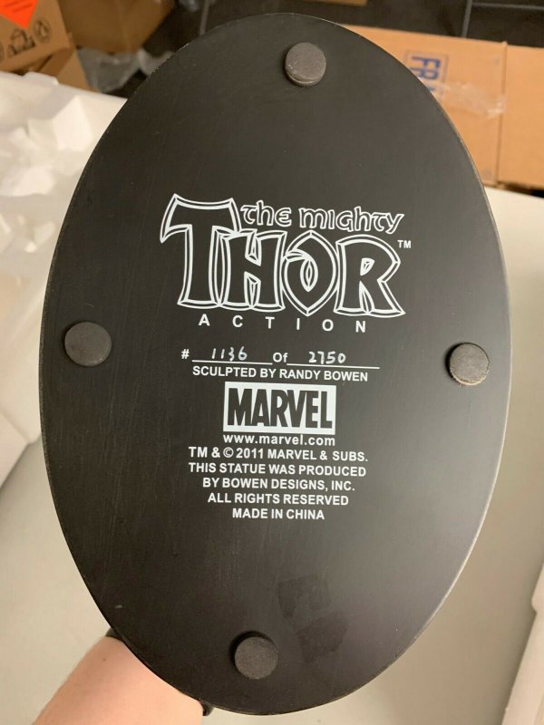 Marvel Mighty Thor Classic Action Ver. Painted Statue (Damaged See Description) 