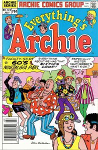 Everything's Archie #124 VG ; Archie | low grade comic July 1986 1960s Nostalgia