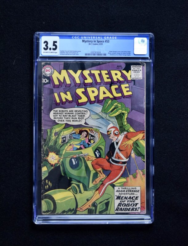 Mystery in Space #53 (DC, 1959) CGC 3.5