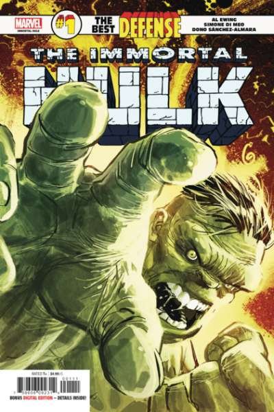 Immortal Hulk: The Best Defense #1, NM (Stock photo)