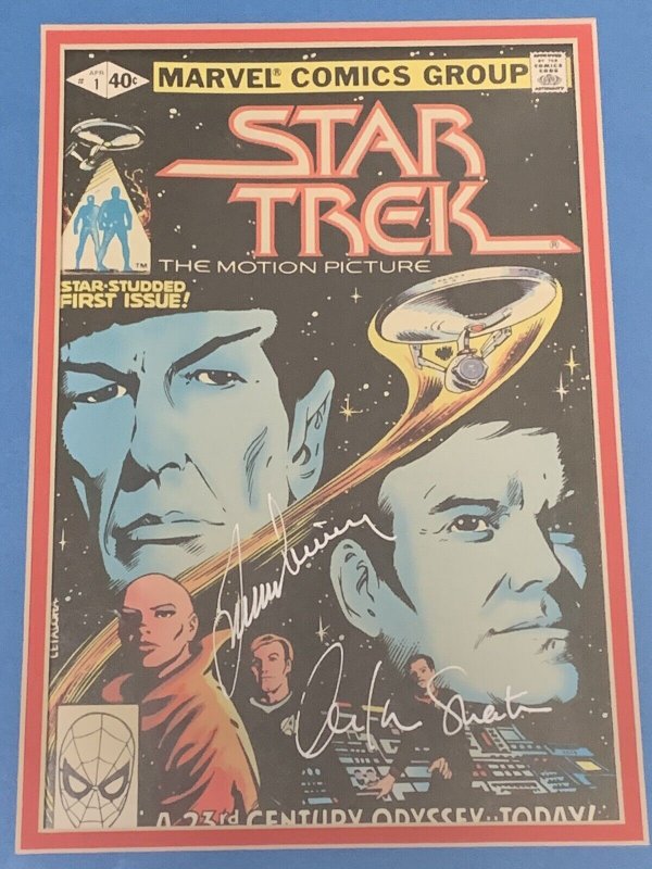 Star Trek The Motion Picture Comic Signed William Shatner Leonard Nimoy 256/980