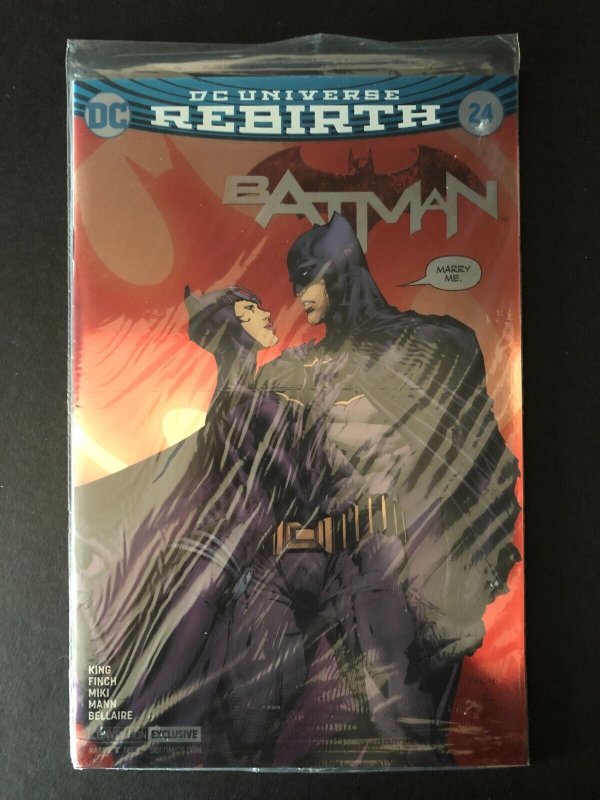 DC Universe Rebirth Batman 24 SDCC David Finch Silver Foil Proposal Variant  - NM | Comic Books - Modern Age, Batman / HipComic