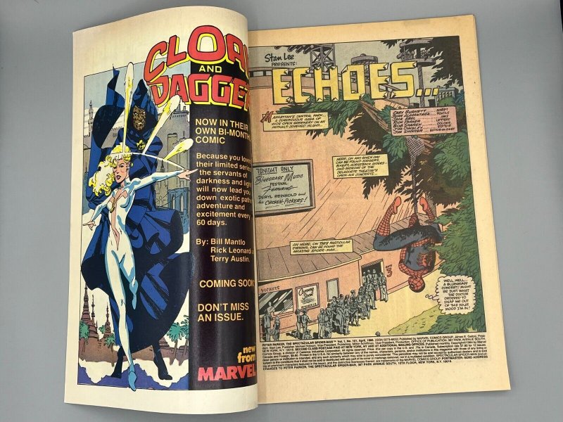 Peter Parker Spectacular Spider-Man #101 (1985) - 1st Negative Space!  NM 9.2