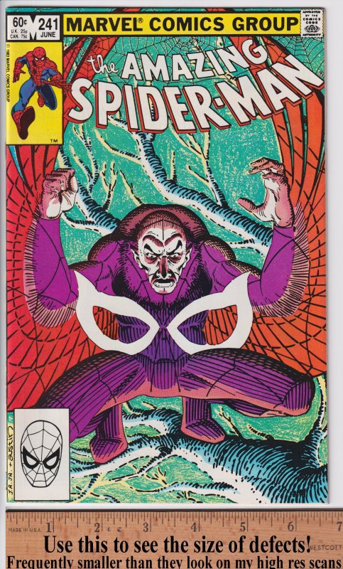 Amazing Spider-Man #241 (Jun 1983) NM 9.4, off white to white! Origin Vulture!